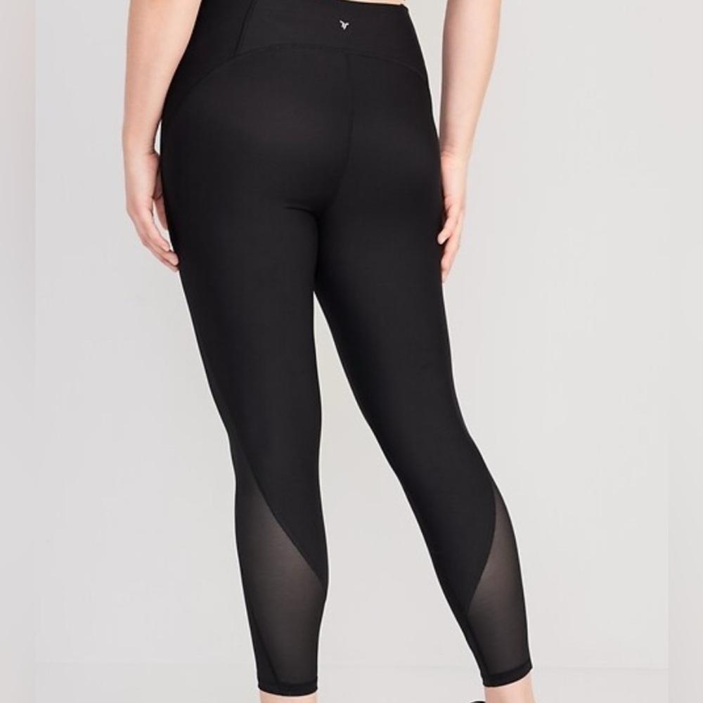 Old Navy Black Mesh Leggings